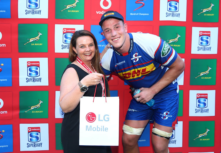 JD Schickerling of the Stormers, Man of the Match during the 2018 Super Rugby match between the Stormers and the Jaguares at Newlands Stadium, Cape Town on 17 February 2018.