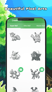 Pokess Color by Number - Sandbox Pixel Screenshot