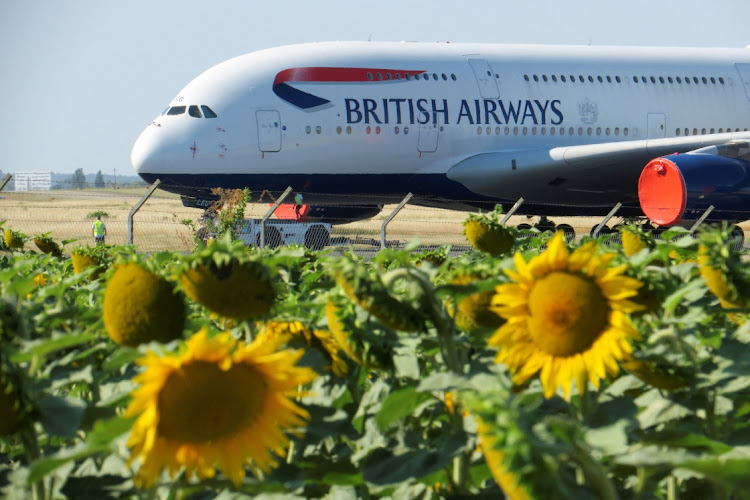 A British Airways jet at the airport at Chateauroux, France. Picture: REUTERS/Pascal Rossignol
