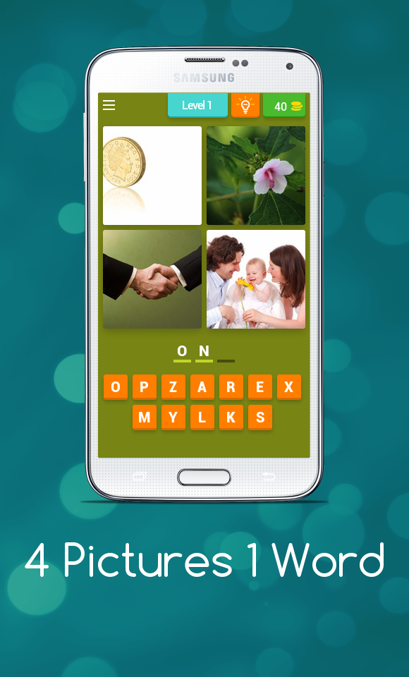Android application 4 Pictures 1 Word screenshort