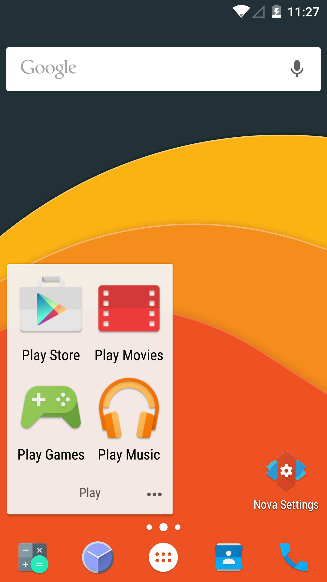Android application Nova Launcher Prime screenshort