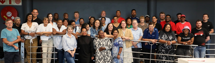 Arena Holdings staff from all departments gather to bid farewell to Weekend Post at the media house's office at The Atrium in Greenacres this week