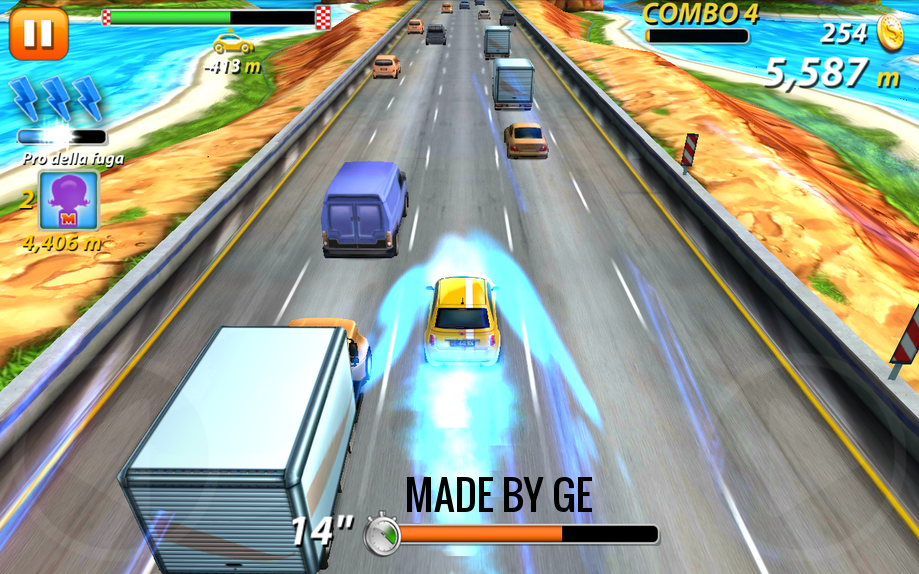 Android application Traffic Runner : Racing Game screenshort