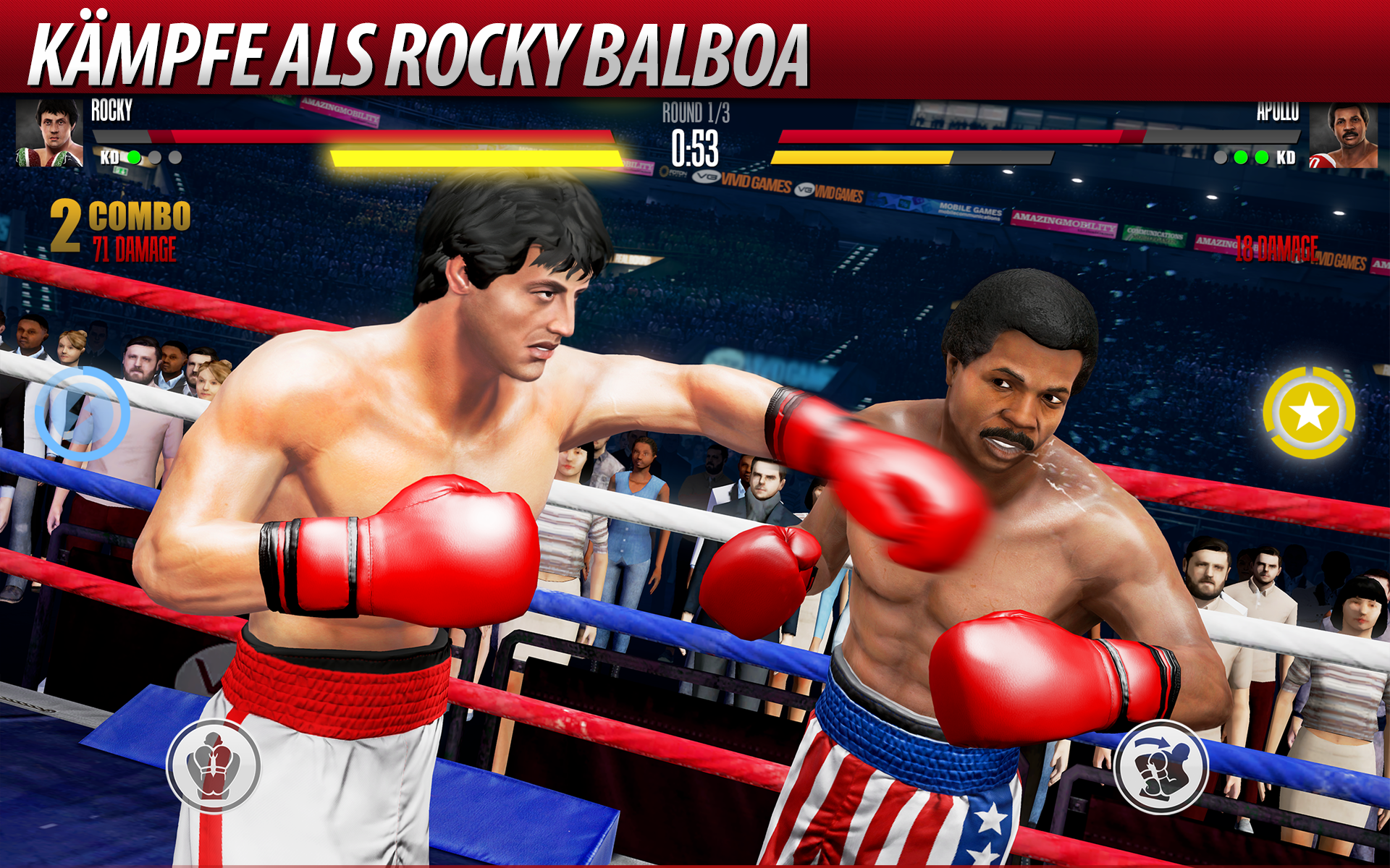 Android application Real Boxing 2 screenshort