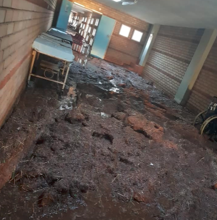 Inside Limpopo's Jane Furse Hospital, which was hit by a hail storm on Friday, December 21 2018.