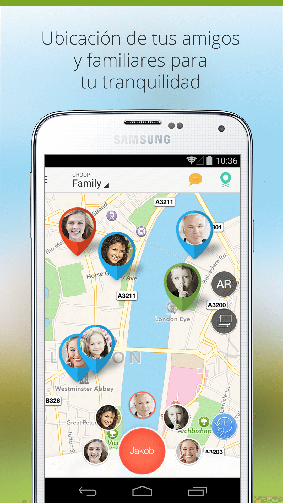 Android application Family Locator - GPS Tracker & Find Your Phone App screenshort
