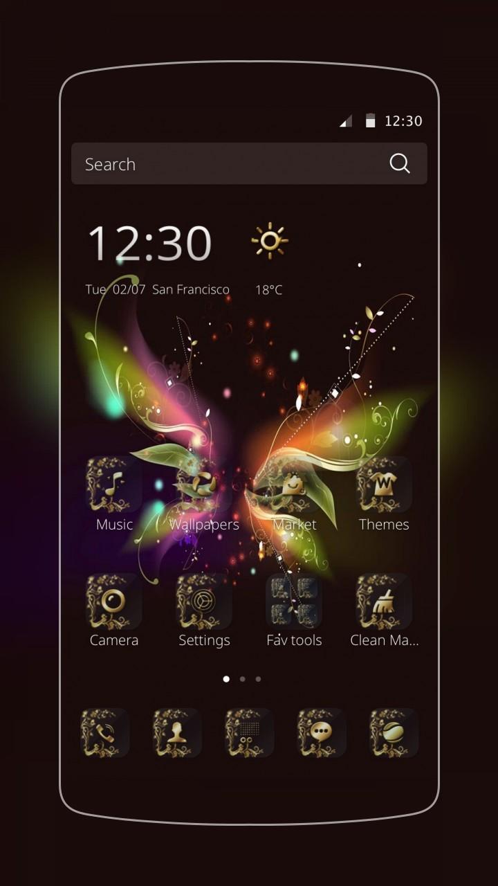 Android application Cool Butterfly screenshort