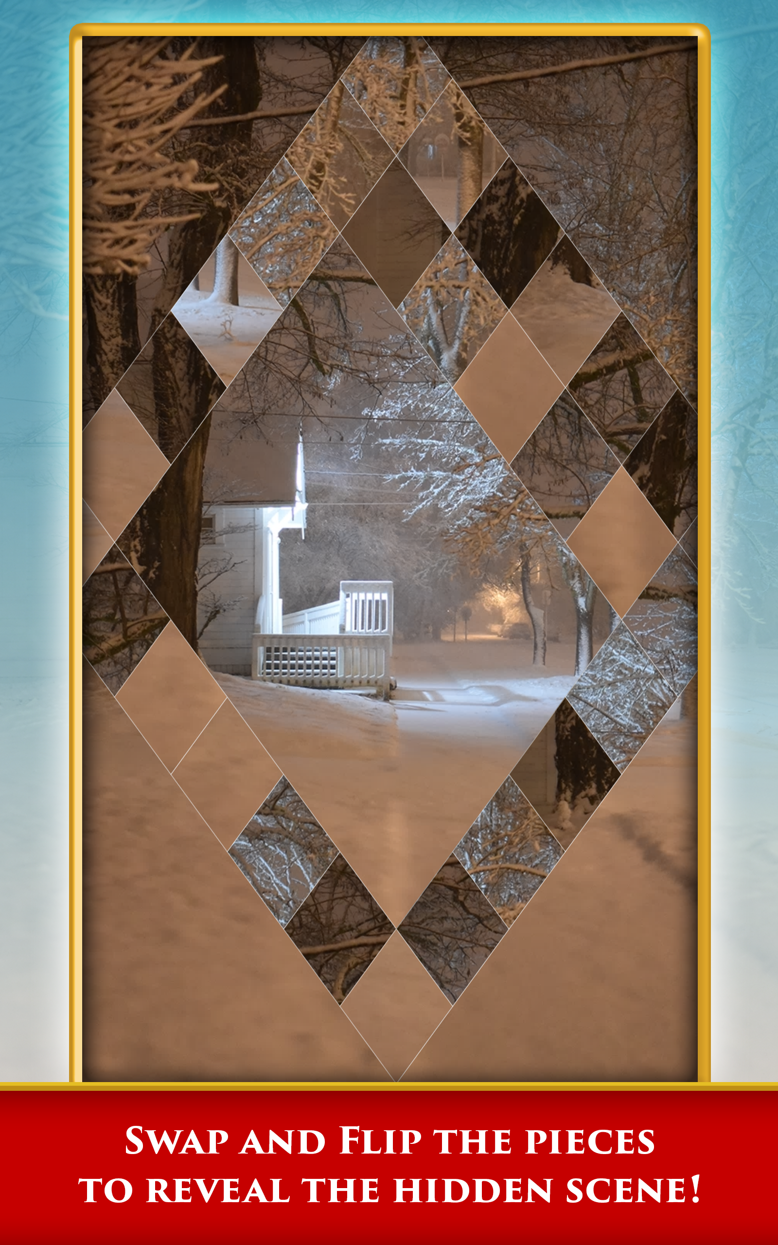 Android application Hidden Scenes - Winter Puzzles screenshort