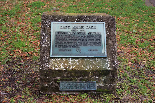 Capt. Mark Carr 1702-1767 Brunswick´s First Settler Came to Georgia in 1738 as an officer in the English forces located on St Simon´s Island; established a plantation known as ´Carr´s Firlds´ and...