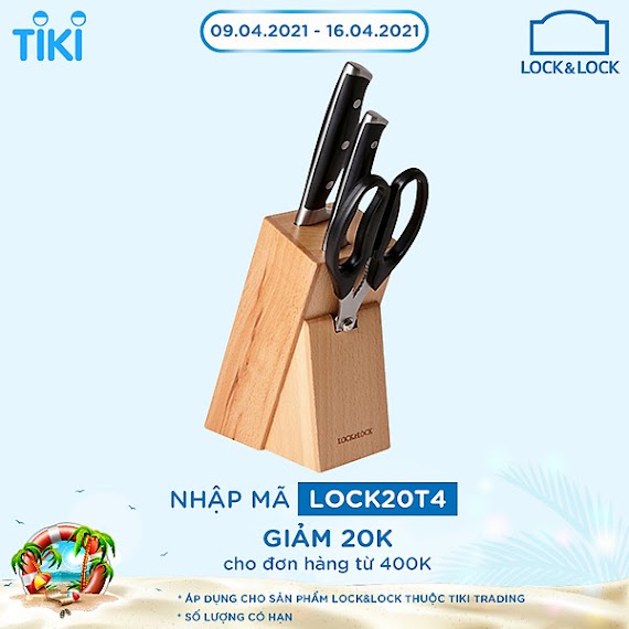 Bộ Dao Nhà Bếp 4 Món Lock&Lock CKK401