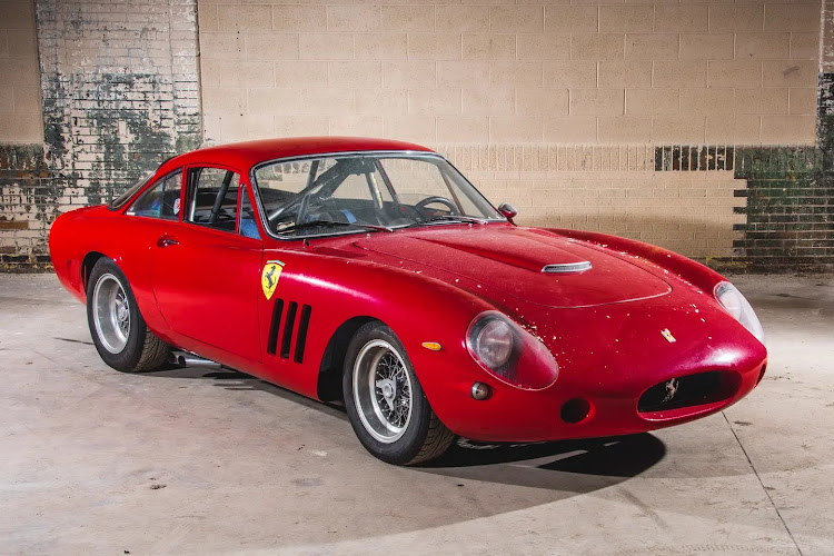 This 1964 Ferrari 250 GT/L Berlinetta Lusso by Scaglietti is among a collection of exotic Ferraris found after a hurricane hit Florida.