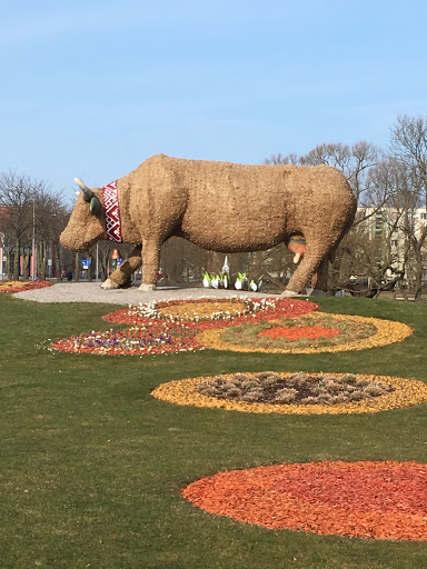 Ventspils, Floral Cow 7x4m