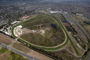 The proposed development will happen on land at the top left-hand corner of Kenilworth Racecourse as shown in this aerial view. Picture: RUSSELL SOUTHEY, GOLD CIRCLE