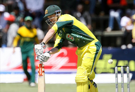 Australia's captain George Bailey during a one-day international triangular series cricket match between Australia and South Africa. Picture Credit: AFP