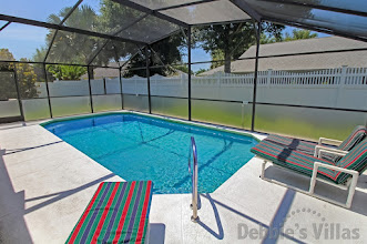 Easy access handrails into the secluded south-facing pool