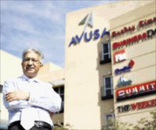 STRONG PERFORMANCE: Avusa chief executive officer Prakash Desai says management is pleased with the results considering the current economic environment. Pic. Marianne Schwankhart. 19/06/08. © Sunday Times.