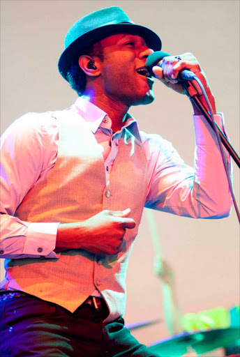 Aloe Blacc performs in 2011.