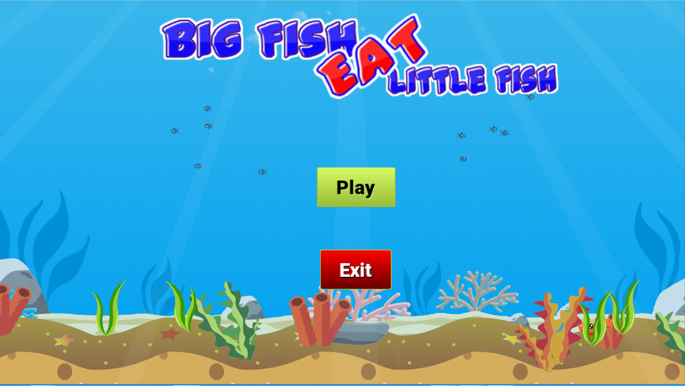 Android application Big Fish Eat Little Fish screenshort