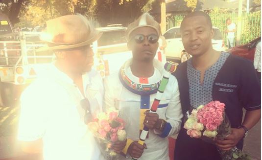 Soccer player George Maluleka shared a very touching tribute for his late friend Dumi Masilela.