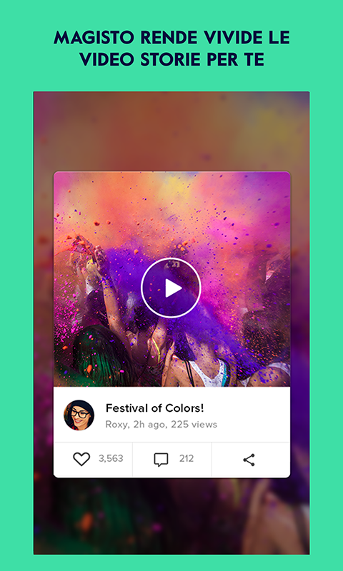 Android application Magisto - Video Editor & Music Slideshow Maker screenshort