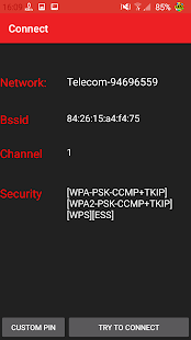 WIFI WPS WPA TESTER Screenshot