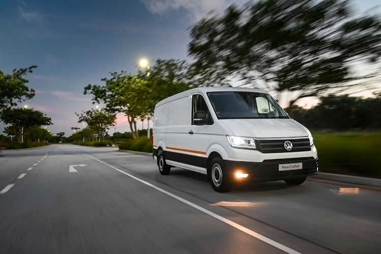 The Crafter 35 Panel Van 2.0 TDI Automatic is fitted with world-class standard safety systems and convenience features. Picture: SUPPLIED/VW