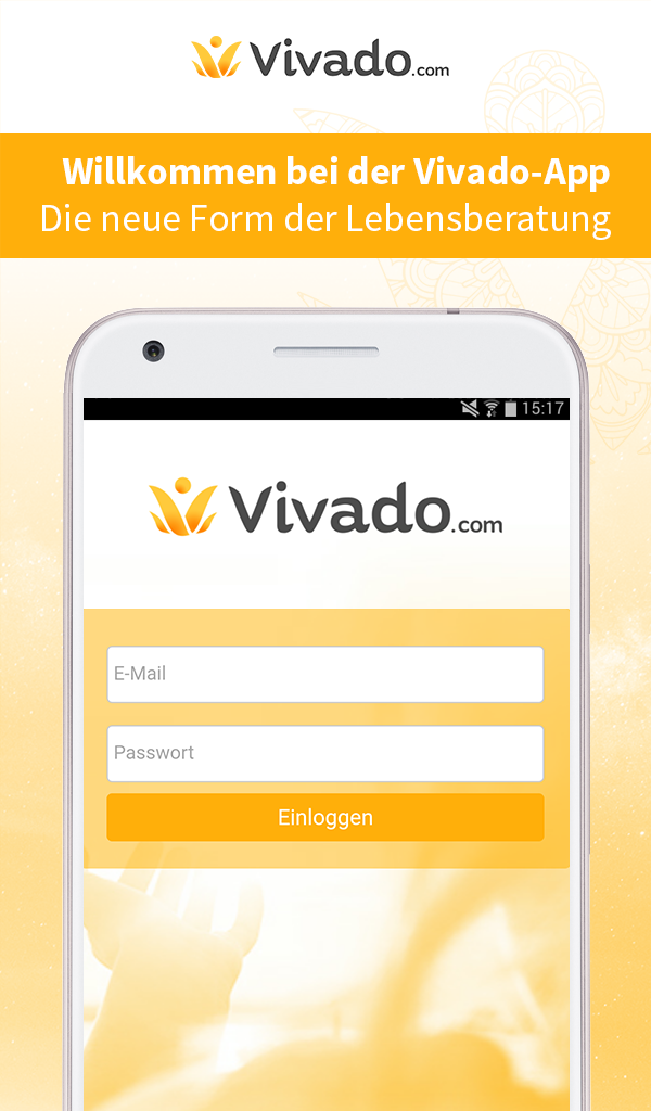 Android application Vivado-Lebensberatung live screenshort