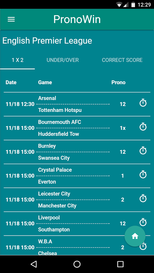 PronoWin Football Predictions and Pronostics — приложение на Android