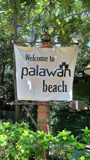 Palawan Beach Sign