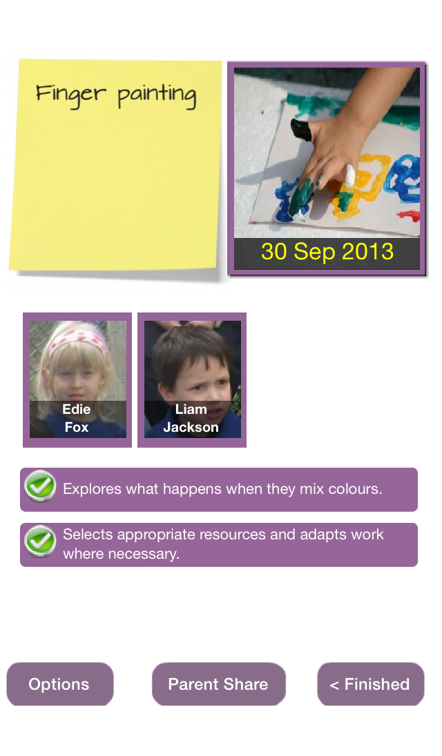 Android application EYFS 2Simple Early Years v1.13 screenshort