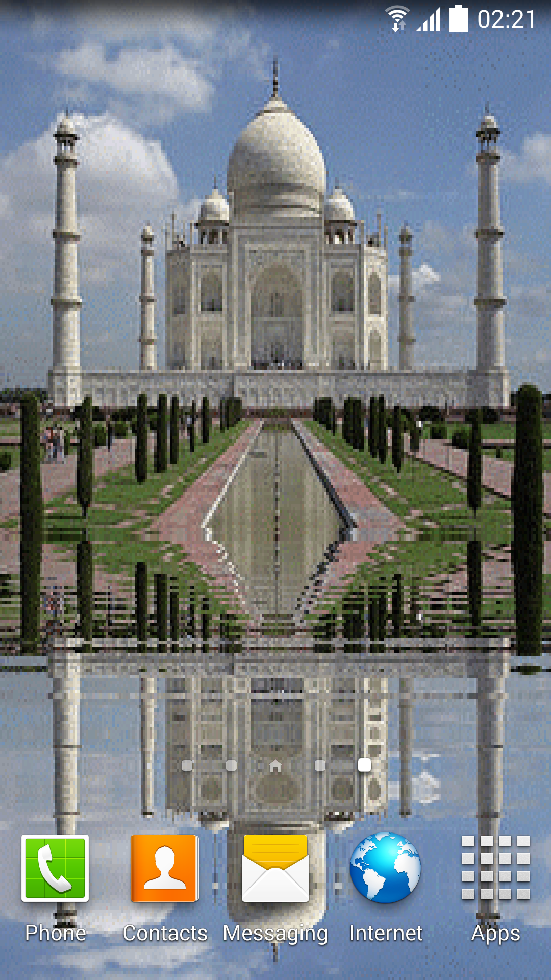Android application Taj Mahal Live Wallpaper screenshort