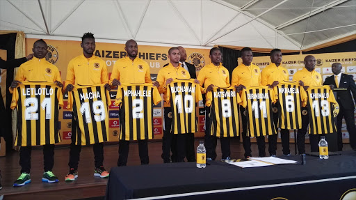 Kaizer Chiefs new signings at Naturena. Picture credits: Vodacom Soccer