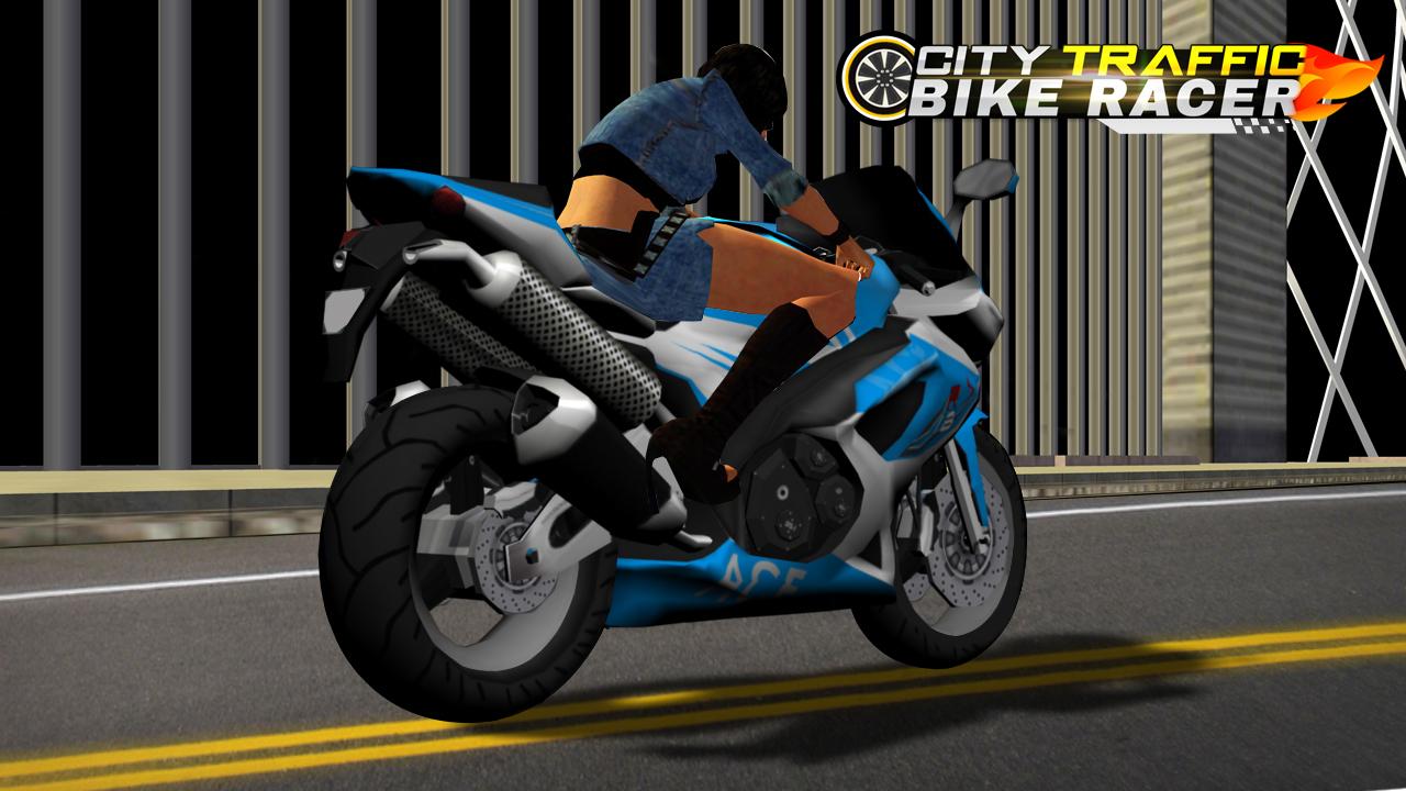 Android application City Traffic Bike Racer screenshort