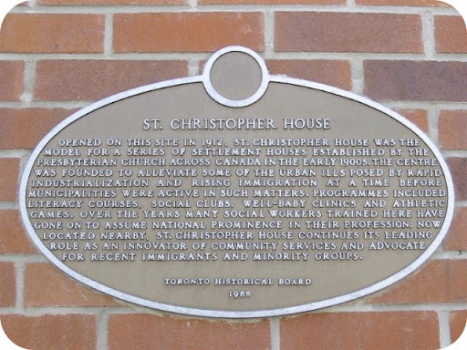 Opened on this site in 1912, St. Christopher House was the model for a series of Settlement Houses established by the Presbyterian Church across Canada in the early 1900s. The Centre was founded...