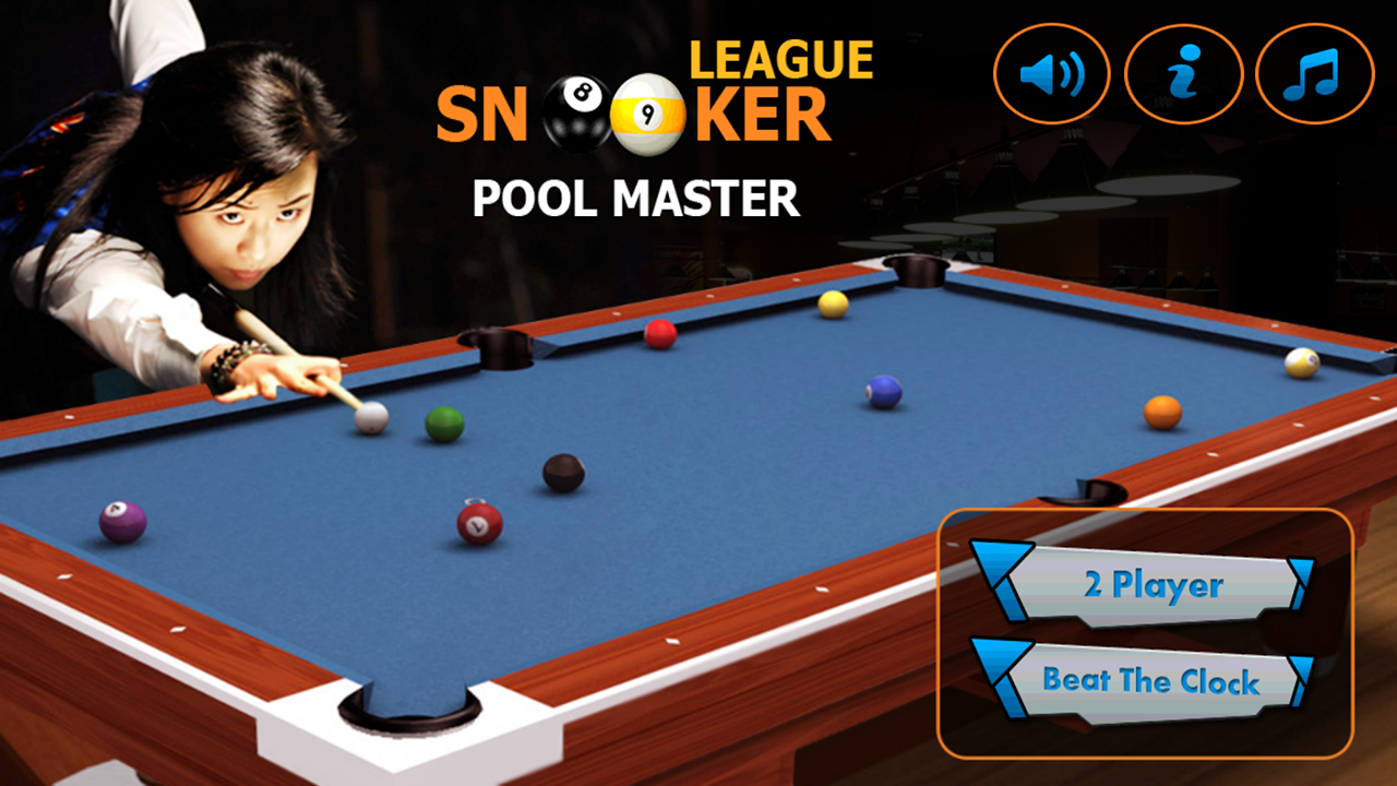 Android application Snooker League Pool Master screenshort