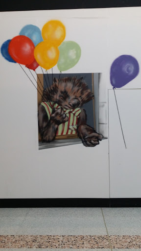 Creepy Wombat Balloon Seller