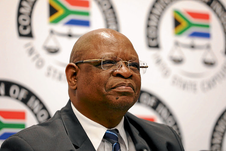 The third part of the state capture inquiry report will be made public at about 7pm on Tuesday. The inquiry was chaired by acting chief justice Raymond Zondo, pictured. File image.