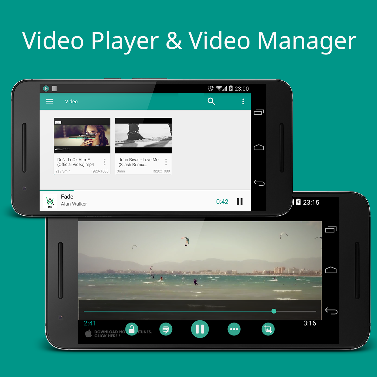 Android application Media Player for Andorid screenshort