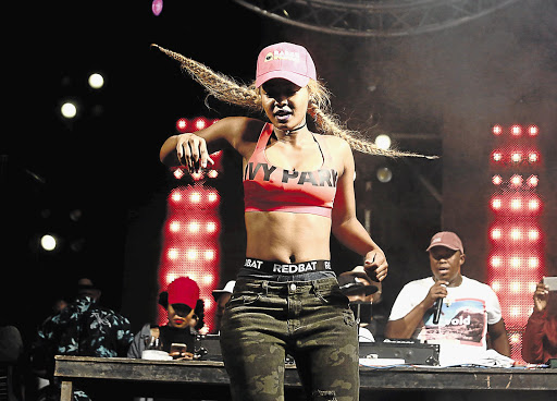 HOT NUMBER: Durban kwaito musician Babes Wodumo was one of the stars of the show
