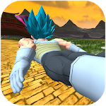 3D Super Blue Man Fly Apk