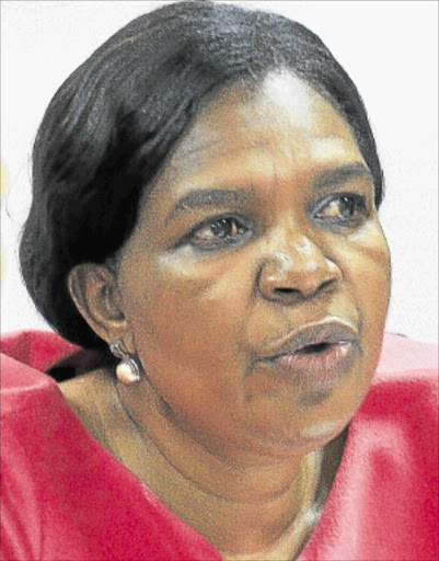 Minister of Communications Dina Pule