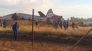 20 people were injured when an aircraft crashed on  Sakabuka Avenue in Pretoria.