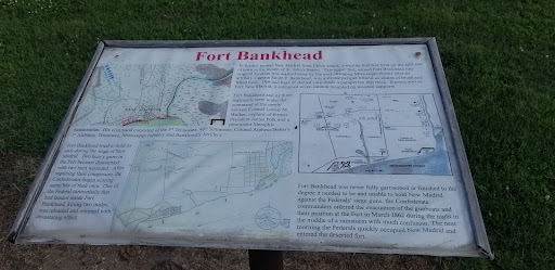 To further protect New Madrid from Union attack, a smaller fort was built on the east side of town at the mouth of St. John's Bayou. This upper fort, named Fort Bankhead (the original location was...