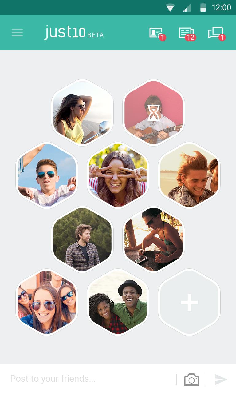 Android application Just10 screenshort