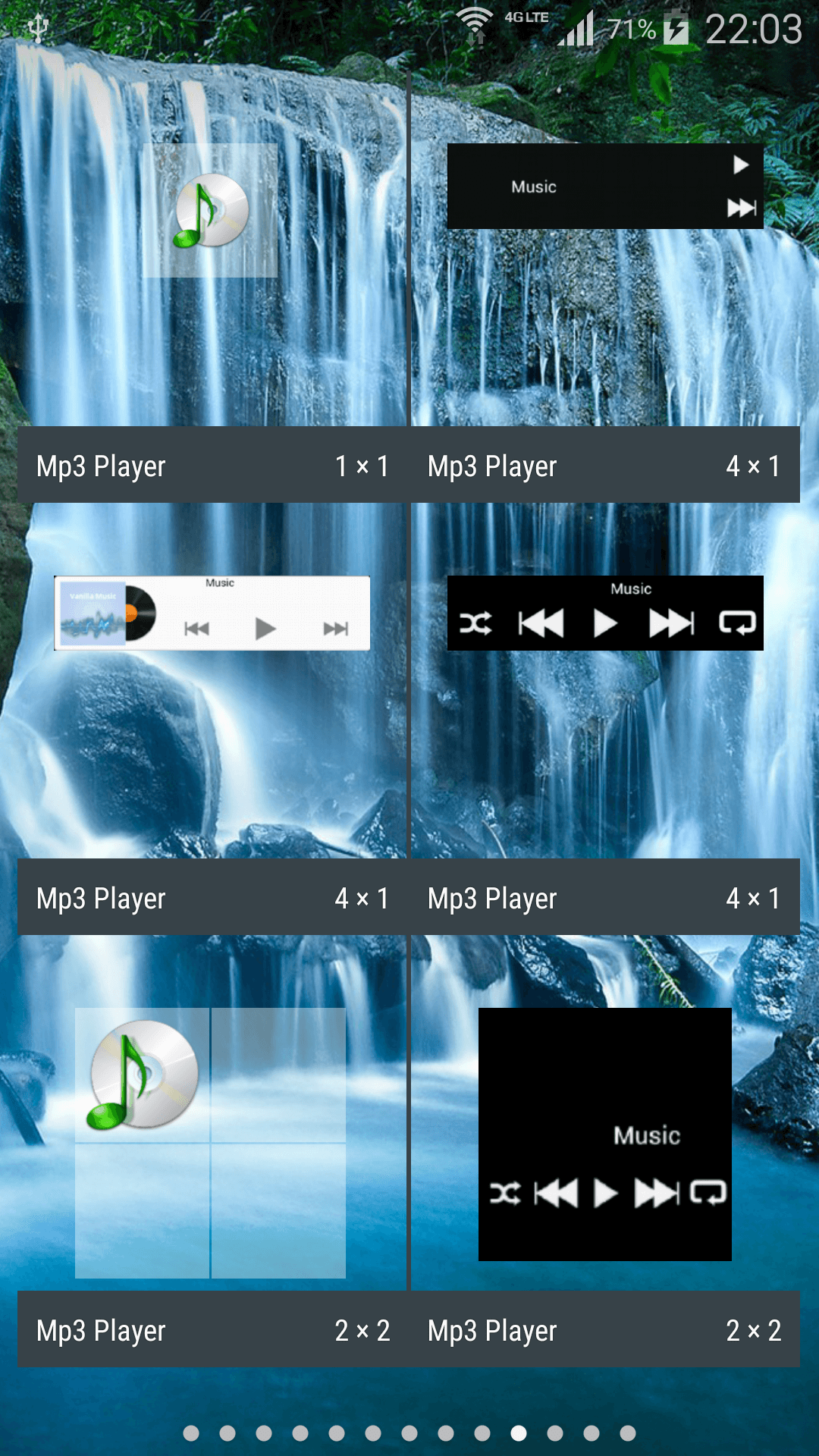 Android application Mp3 Player screenshort