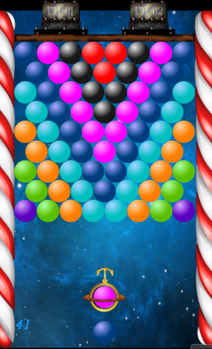 Android application Bubble Shooter screenshort