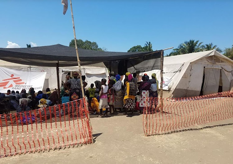 Médecins Sans Frontières camps for refugees fleeing violence in the northern Mozambique province of Cabo Delgado are mushrooming. Archive image.