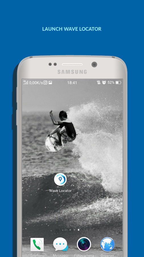 Wave Locator — приложение на Android