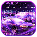 ダウンロード Neon Racing Sports Car Keyboard Theme をインストールする 最新 APK ダウンローダ