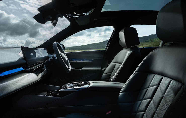 The front seats are comfortable and supportive around town and at speed.